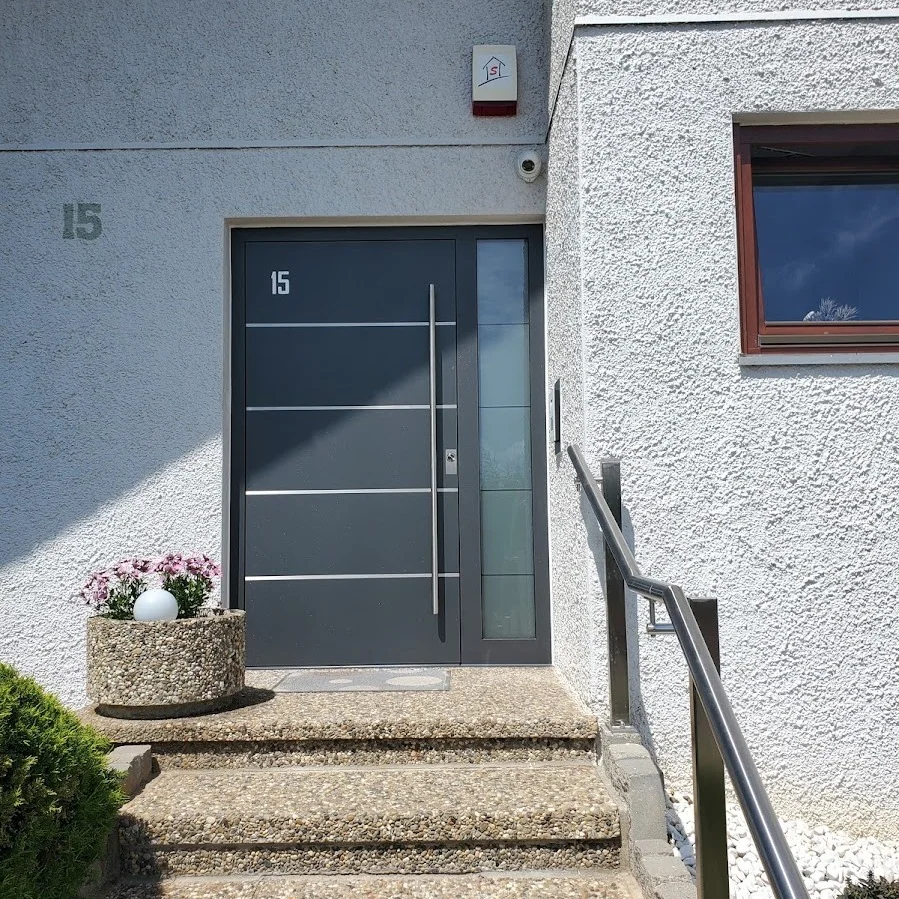 Inotherm Exclusiv | RAL 7037 Staubgrau mit Seitenteil