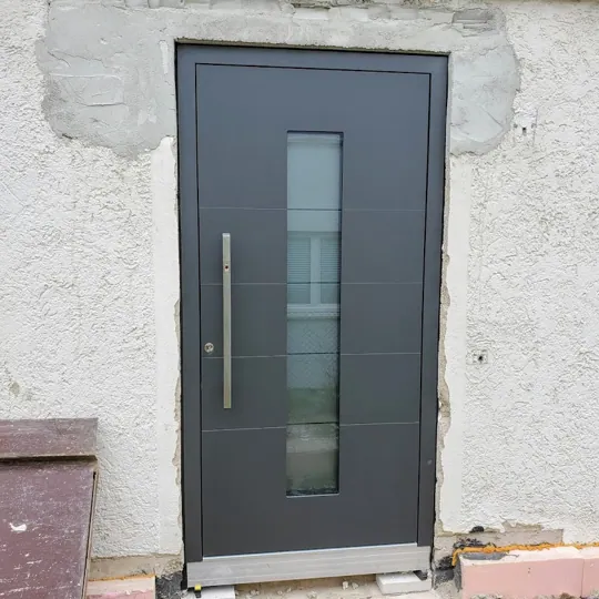 Inotherm Exclusiv, anthrazit, Altbau-Rohbauzustand