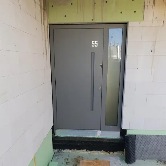 Inotherm Exclusiv Grau mit Seitenteil (Neubau/Rohbau)