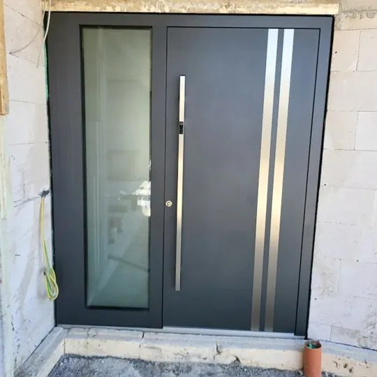 Inotherm Exclusiv in RAL 7016 Anthrazitgrau mit Seitenteil